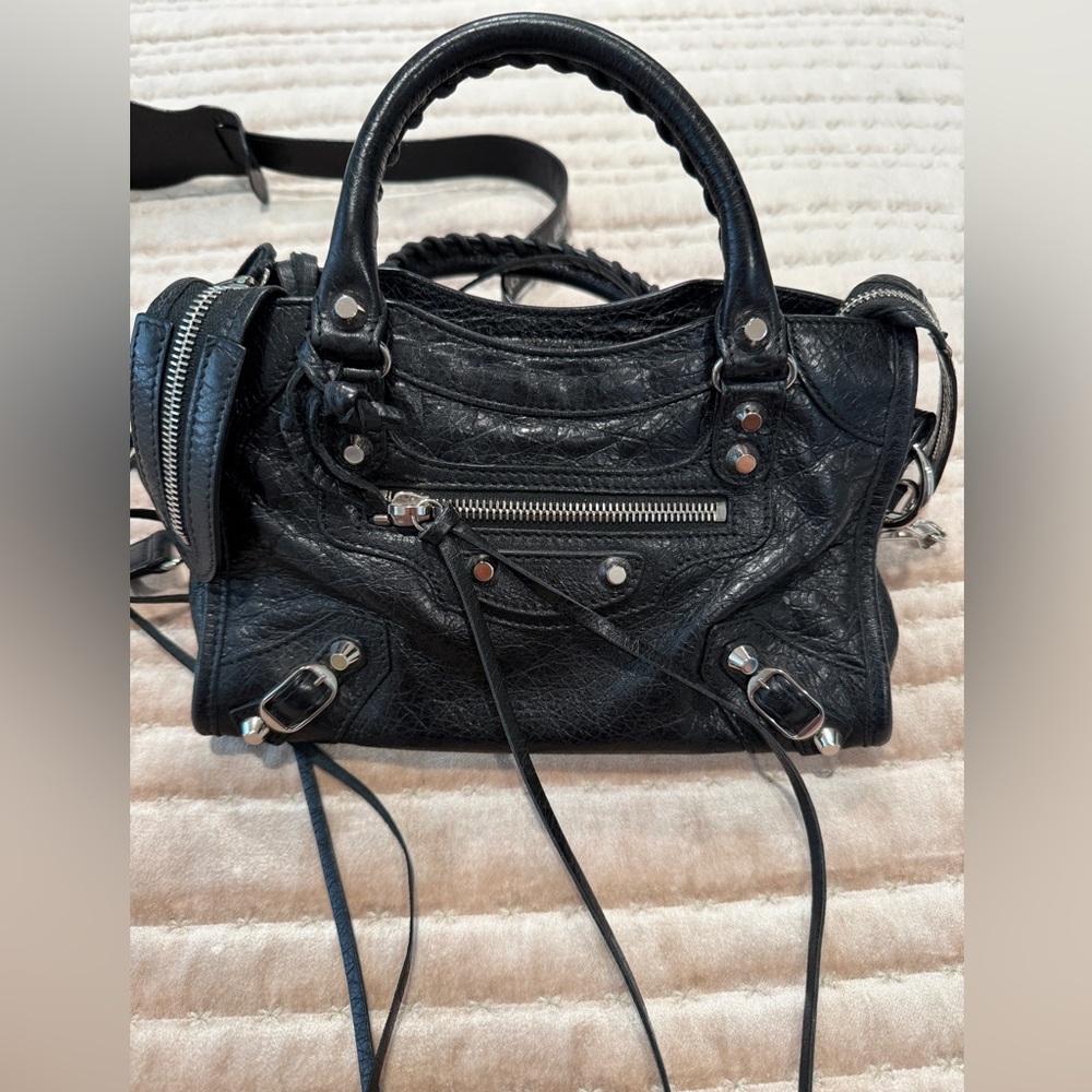 Balenciaga Mini City with special strap